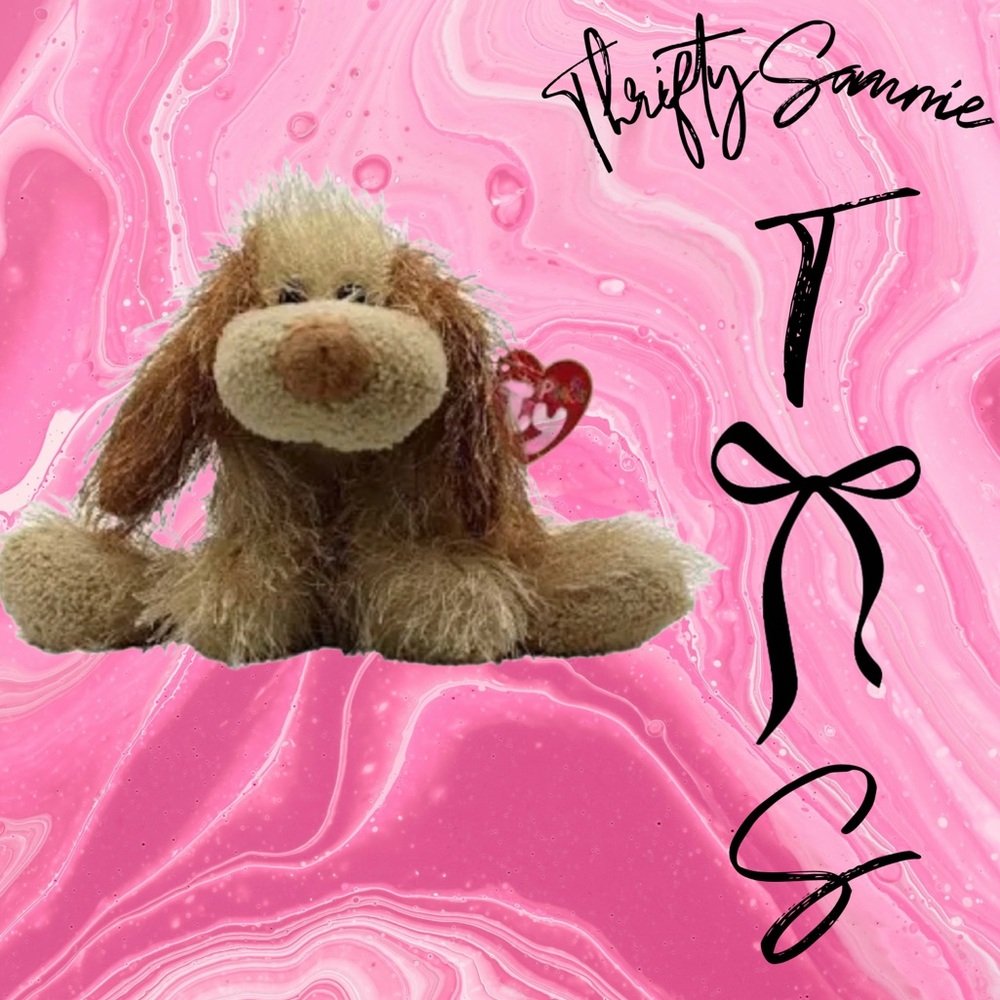 ty punkies 🐶 shreds the brown dog plush dog toy